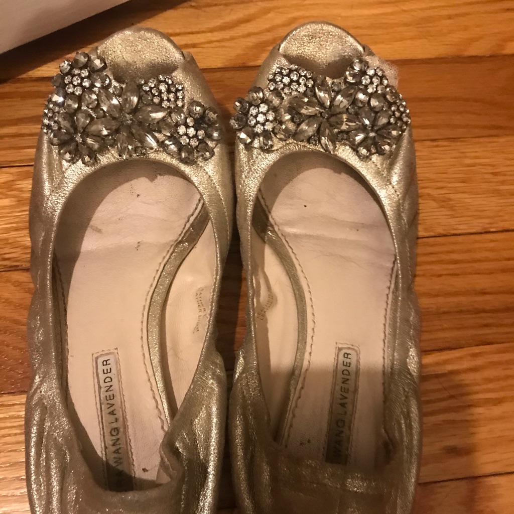 Vera Wang Lavender Brand Flats